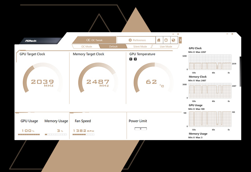 VGA ASROCK TWEAK 2.0 (Taichi White)